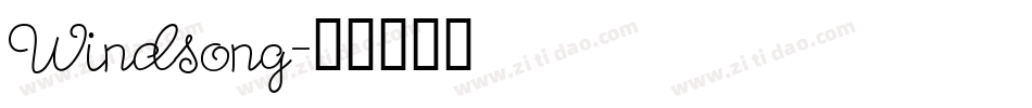 Windsong字体转换