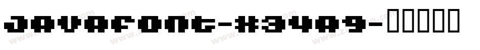 Javafont-X34A9字体转换