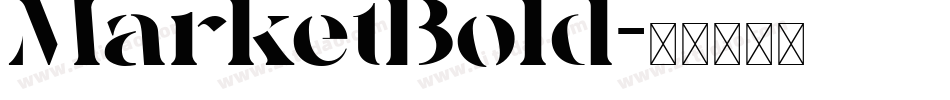 MarketBold字体转换
