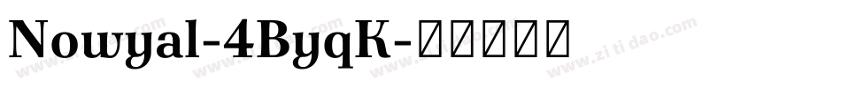 Nowyal-4ByqK字体转换