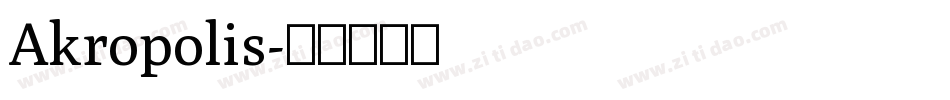 Akropolis字体转换