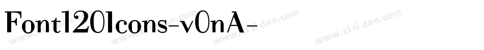 Font120Icons-v0nA字体转换