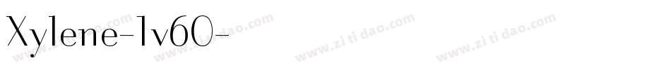 Xylene-1v60字体转换
