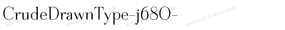 CrudeDrawnType-j68O字体转换