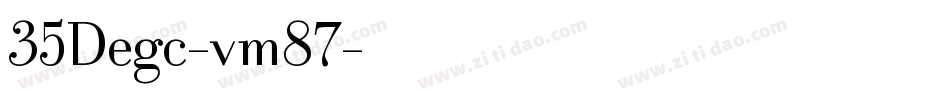 35Degc-vm87字体转换