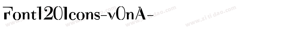 Font120Icons-v0nA字体转换