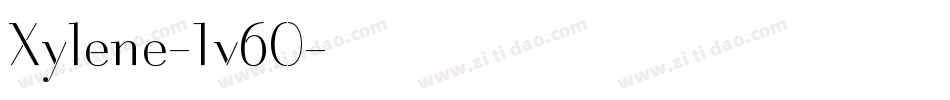 Xylene-1v60字体转换