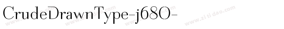 CrudeDrawnType-j68O字体转换