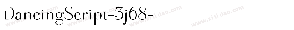 DancingScript-3j68字体转换
