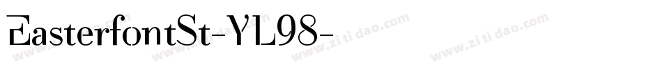 EasterfontSt-YL98字体转换
