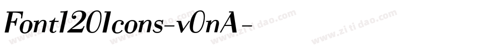Font120Icons-v0nA字体转换