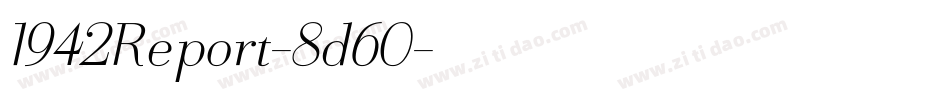 1942Report-8d60字体转换