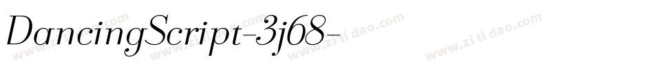 DancingScript-3j68字体转换