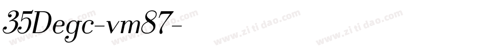 35Degc-vm87字体转换