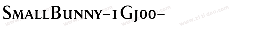 SmallBunny-1Gj00字体转换