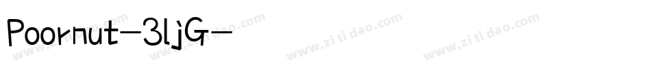 Poornut-3ljG字体转换