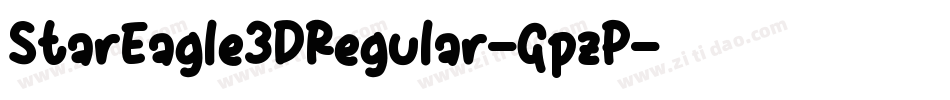 StarEagle3DRegular-GpzP字体转换