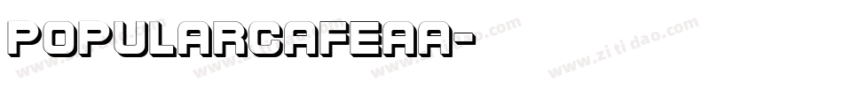 PopularCafeAA字体转换