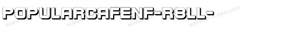 PopularCafeNf-r8LL字体转换
