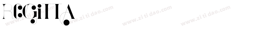 Regitta字体转换