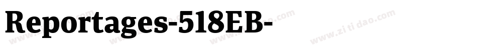 Reportages-518EB字体转换