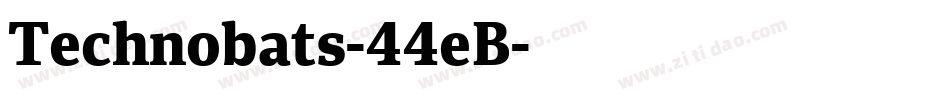 Technobats-44eB字体转换