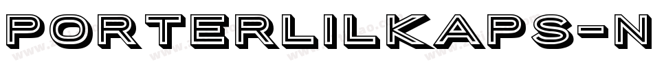PorterLilKaps-nR1P字体转换
