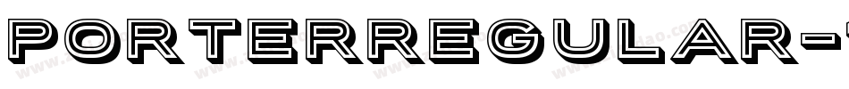 PorterRegular-1GYg字体转换