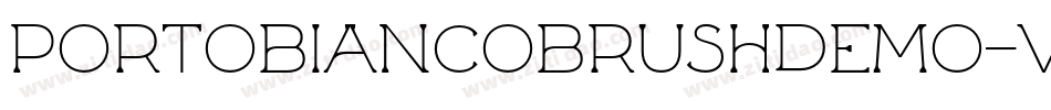 PortoBiancoBrushDemo-vmnj9字体转换