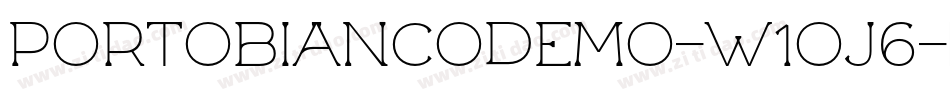 PortoBiancoDemo-w1oj6字体转换