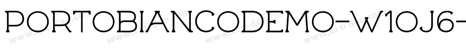 PortoBiancoDemo-w1oj6字体转换