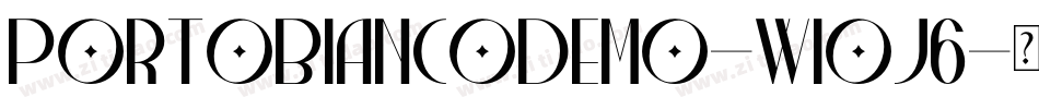 PortoBiancoDemo-w1oj6字体转换