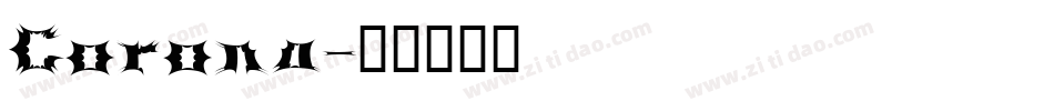 Corona字体转换