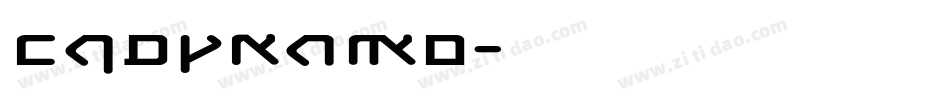 CgDynamo字体转换