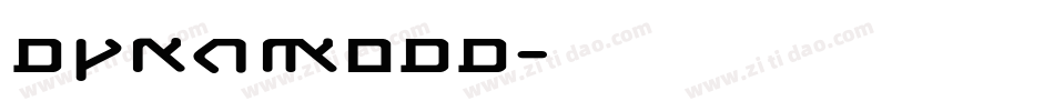 DynamoDD字体转换