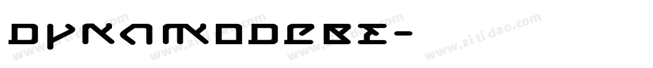 DynamoDeBE字体转换