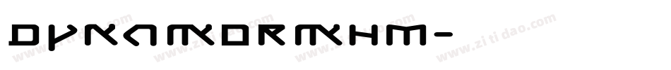 DynamoRmHM字体转换