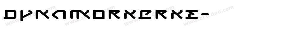 DynamoRxeRXE字体转换