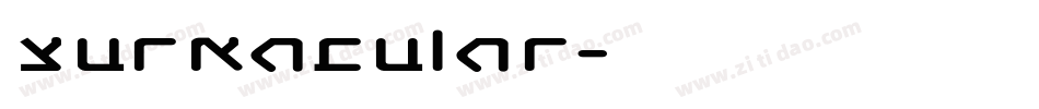 Yurnacular字体转换
