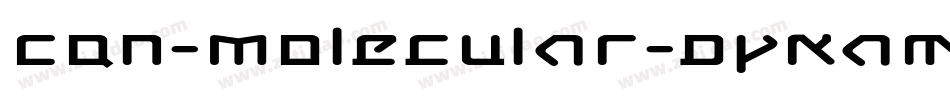 CQN-Molecular-DynamoBold-Regular字体转换