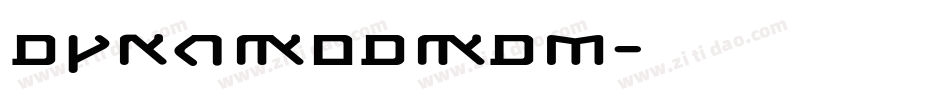 DynamoDmDM字体转换