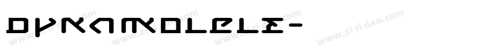 DynamoLeLE字体转换