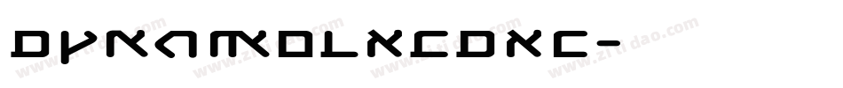 DynamoLxcDXC字体转换