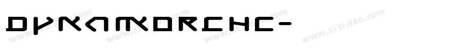 DynamoRcHC字体转换