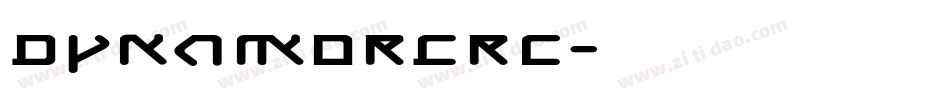 DynamoRcRC字体转换
