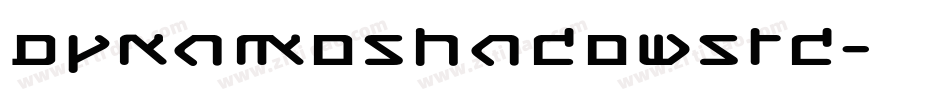 DynamoShadowStd字体转换