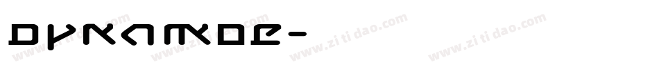 Dynamoe字体转换