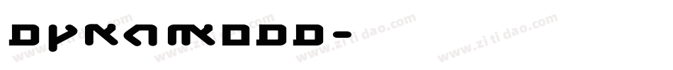 DynamoDD字体转换