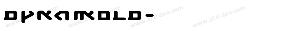 DynamoLD字体转换