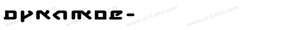 Dynamoe字体转换